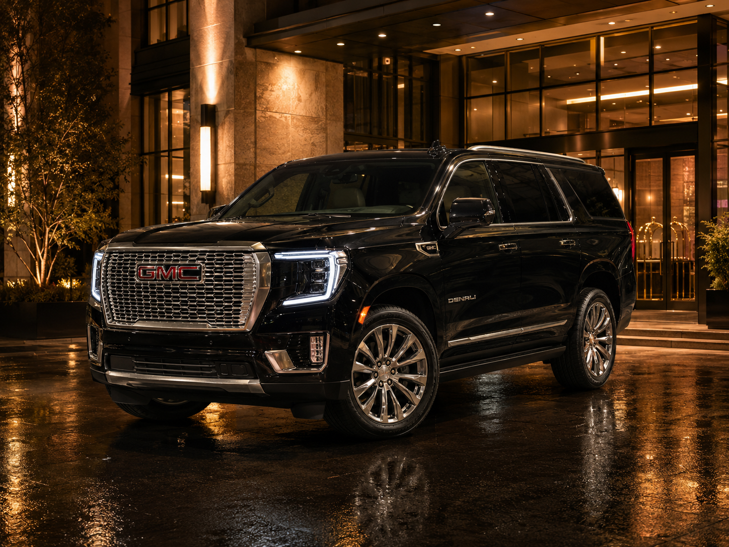 Black Luxury SUV from the ETI fleet